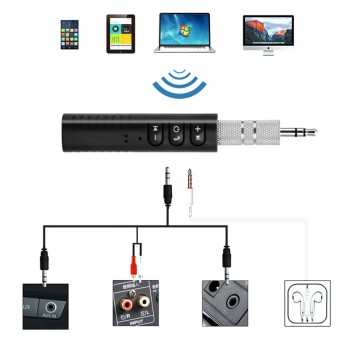Bluetooth AUX Audio 3.5mm Jack Bluetooth Receiver Music Car Kit Wireless Speaker Headphone Adapter Hands Free Bluetooth Car
