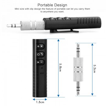 Bluetooth AUX Audio 3.5mm Jack Bluetooth Receiver Music Car Kit Wireless Speaker Headphone Adapter Hands Free Bluetooth Car