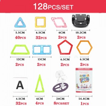 Mylitdear Standard Size Magnetic Blocks DIY Magnetic Designer Model Construction Set Educational Toys For Kids Boy Gift