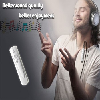 Kebidu 3.5mm Jack Aux Bluetooth Wireless Adapter Car Kit A2DP 4.2 Bluetooth AUX Audio Receiver Adapter for Speaker Headphone Car