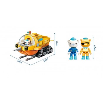 Enlighten Building Block Octonauts All Set Octo-Pod Octopod Playset Educational Bricks Toy