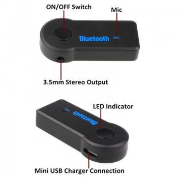 Bluetooth Aux Mini Audio Receiver Bluetooth Transmitter 3.5mm Jack Handsfree Auto Bluetooth Car Kit Music Adapter Aux Bluetooth