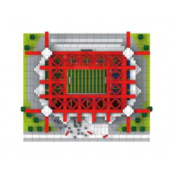 Italy famous Giuseppe Meazza Stadium micro diamond building block inter AC Milan San Siro football Field nanoblock model toys