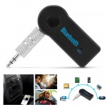 Bluetooth AUX Mini Audio Receiver Bluetooth Transmitter 3.5mm Jack Handsfree Auto Bluetooth Car Kit Music Adapter AUX BlueiPhone