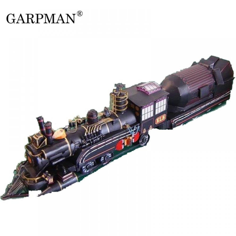 The Doctors Train Paper Model In The Movie back To The Future Papercraft Handmade Toy