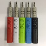 2017 Handsfree 3.5mm jack Bluetooth Car Kit Music Audio Receiver Adapter Universal Auto AUX Kit for Speaker Headphone Car Stereo
