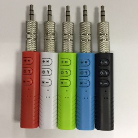 2017 Handsfree 3.5mm jack Bluetooth Car Kit Music Audio Receiver Adapter Universal Auto AUX Kit for Speaker Headphone Car Stereo