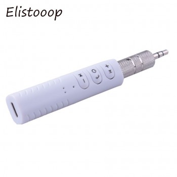 2017 Handsfree 3.5mm jack Bluetooth Car Kit Music Audio Receiver Adapter Universal Auto AUX Kit for Speaker Headphone Car Stereo