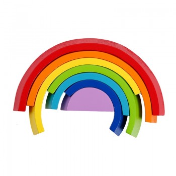 toys for children  Wooden Block Rainbow Kids Building Blocks Wooden Toys Baby Early Learning Montessori Educational Kids Gifts