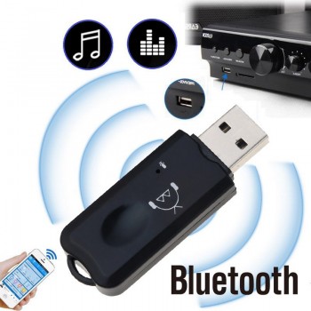 USB AUX Bluetooth Receiver Handsfree Car Kit wireless audio stereo USB transmitter to Car Mp3 Player Speaker without 3.5mm Jack