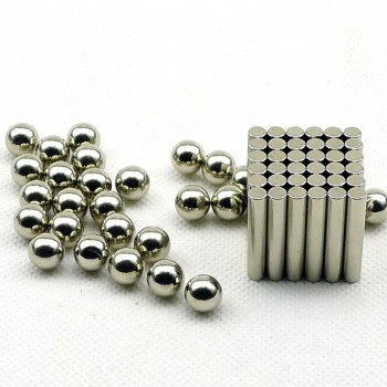 66pcs Kids Toys Creative Magnets Strong Neodymium Magnet Sliver Bars amp; Metal Balls Children Brain Game Toys For Kids Gift