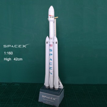 42cm 1:160 SpaceX Falcon Heavy-duty Rocket 3D Paper Model Puzzle Student Hand Class DIY Space Papermodel Origami Toy