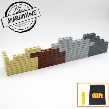 MARUMINE city part 1x4 bricks 15533 Houses wall Building blocks compatible Learning Classic DIY MOC Educational toy set