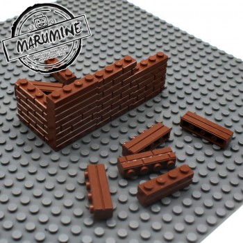 MARUMINE city part 1x4 bricks 15533 Houses wall Building blocks compatible Learning Classic DIY MOC Educational toy set
