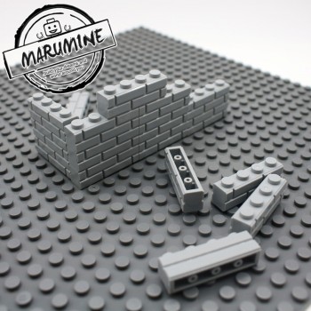 MARUMINE city part 1x4 bricks 15533 Houses wall Building blocks compatible Learning Classic DIY MOC Educational toy set