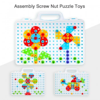 Building amp; Construction Toys Educational Screwing Blocks Screws Toys Kids Drill Screws Take Apart Toys Disassembly Toys For Boys