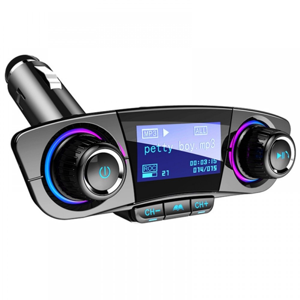 Hands Free Wireless Bluetooth FM Transmitter Aux Modulator Car Kit Car Audio MP3 Player With Dual USB Charger Car Accessories