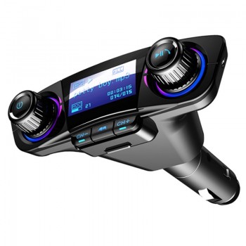 Hands Free Wireless Bluetooth FM Transmitter Aux Modulator Car Kit Car Audio MP3 Player With Dual USB Charger Car Accessories
