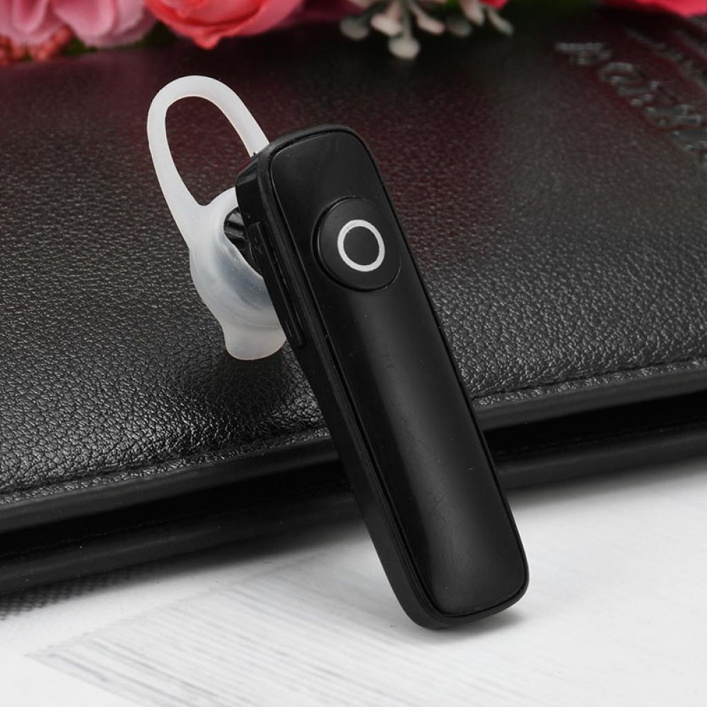 4.1 Car Bluetooth Kit Headset Hands Free Earphone  Phone Calls Voice Control Stereo Music Audio Receiver Driving Earbuds