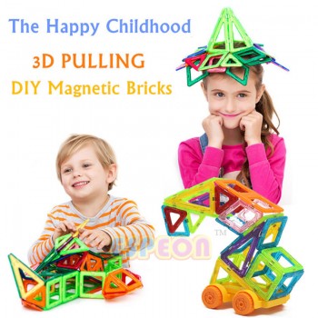 Espeon New 201pcs Mini Magnetic Blocks Building Construction Blocks Toy Bricks Magnet Designer 3D DIY Toys For Children