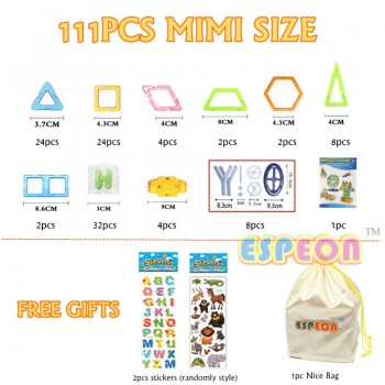 Espeon New 201pcs Mini Magnetic Blocks Building Construction Blocks Toy Bricks Magnet Designer 3D DIY Toys For Children