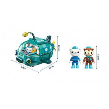 Enlighten Building Block Octonauts GUP-A Deluxe Vehicle Playset amp; Barnacles 323pcs Educational Bricks Toy For Boy Gift