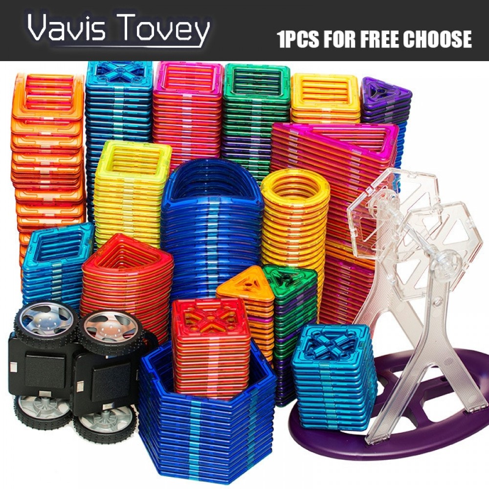 Vavis Tovey 1PCS KACUU Big Designer Magnent Model amp; Building Brick Enlighten Bricks Magnetic Toys For Children