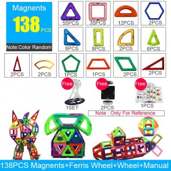 Vavis Tovey 1PCS KACUU Big Designer Magnent Model amp; Building Brick Enlighten Bricks Magnetic Toys For Children