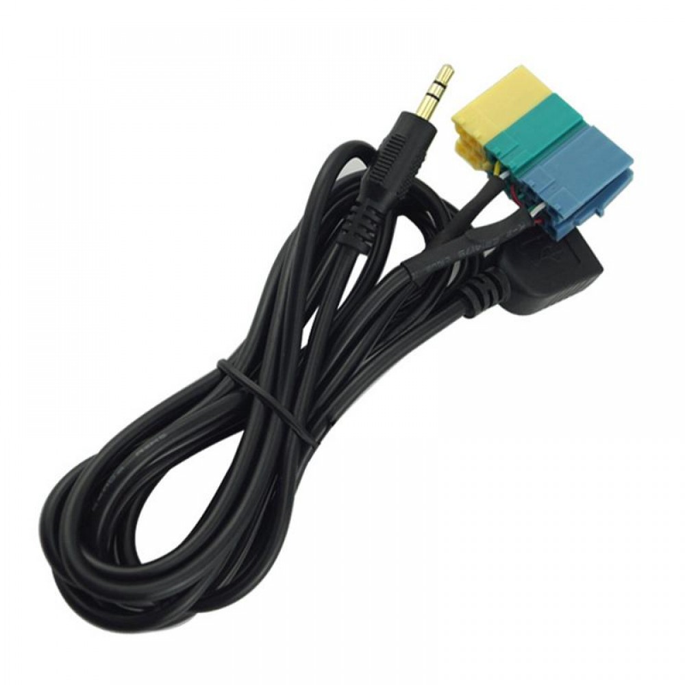 2 In 1 3.5MM amp; USB Plug Car Audio Adapter Car Video Audio Durable Adapter Cable Car AUX Line For Hyundai / Kia