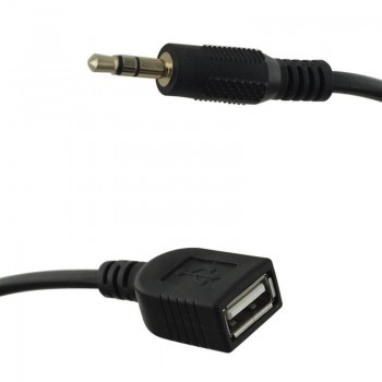 2 In 1 3.5MM amp; USB Plug Car Audio Adapter Car Video Audio Durable Adapter Cable Car AUX Line For Hyundai / Kia
