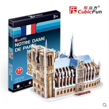 CubicFun DIY 3D Puzzle Toy Assembly Cardboard Model Building Sets Architecture Ship Car Eiffel Tower Titanic Educational Toys