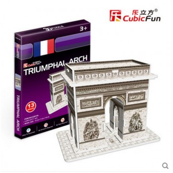 CubicFun DIY 3D Puzzle Toy Assembly Cardboard Model Building Sets Architecture Ship Car Eiffel Tower Titanic Educational Toys