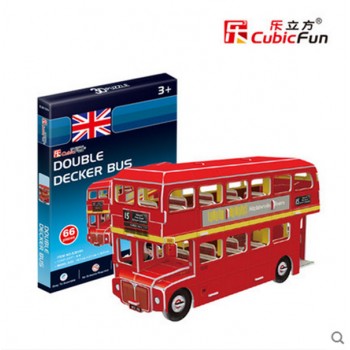 CubicFun DIY 3D Puzzle Toy Assembly Cardboard Model Building Sets Architecture Ship Car Eiffel Tower Titanic Educational Toys