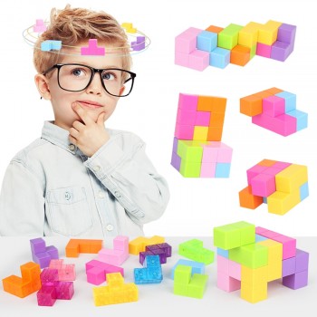 Magnetic Magic Cube Creative DIY Blocks Technic Plastic Building Blocks Strong Magnetic Puzzle Designer Interactive Toy For Kid