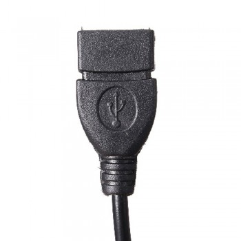 3.5mm Male Audio AUX Jack to USB 2.0 Type A Female OTG Converter Adapter Cable