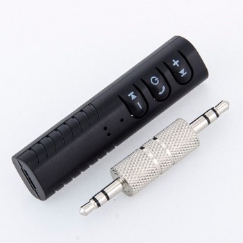 Hippcron Car Bluetooth Car Kit Adapter Aux Jack 3.5mm Car Kit Audio Music Adapter Auto AUX In Kit for Headphone Stereo Speaker