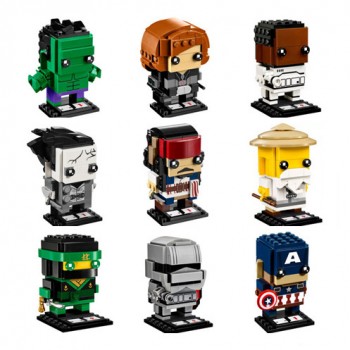 New Brickheadz Legoed Avengers 3 Marvel Infinity War Headz Super Heroes Building Blocks Iron Man Aquaman Hulk Toys for Children