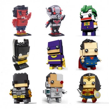 New Brickheadz Legoed Avengers 3 Marvel Infinity War Headz Super Heroes Building Blocks Iron Man Aquaman Hulk Toys for Children