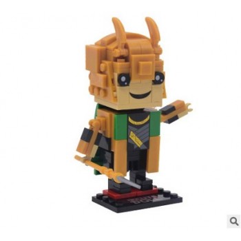 New Brickheadz Legoed Avengers 3 Marvel Infinity War Headz Super Heroes Building Blocks Iron Man Aquaman Hulk Toys for Children