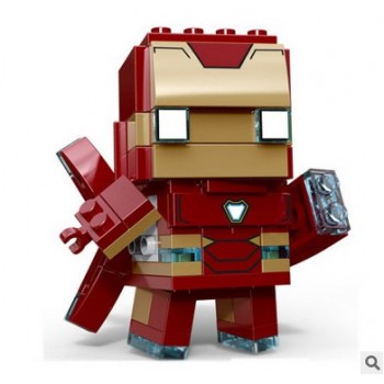 New Brickheadz Legoed Avengers 3 Marvel Infinity War Headz Super Heroes Building Blocks Iron Man Aquaman Hulk Toys for Children