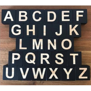 Wooden Square Blocks Toys Cubes Embellishment for Woodwork Craft DIY Crafts Children Toy Gift Decoration lepin letters christmas