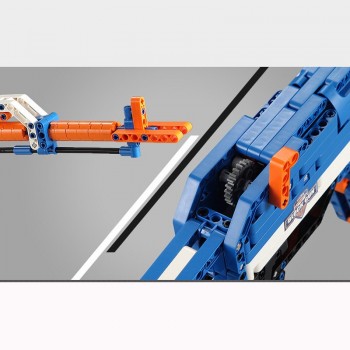 Simulation AK-47 rifle soldiers weapon PUBG CS GO Military Technic model Building Block Bricks compatible with Legos toy gift