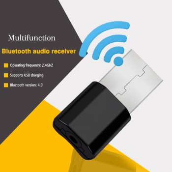 Auto Car Bluetooth Receiver AUX Bluetooth USB Mini Bluetooth Adapter Wireless Speakers Audio Music Sound Receiver Car Stereo