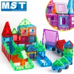 72PCS Magnetic Tiles Building Big Magnetic Blocks Solid 3D Magnetic Block Building Toys For Children Bricks