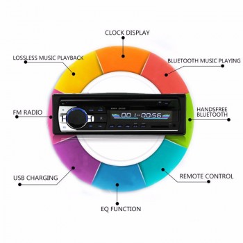 autoradio 1 din car radio JSD-520 car stereo bluetooth audio mp3 recorder usb sd aux input oto teypleri auto radio car player