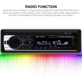 Autoradio 1 Din Bluetooth Radio SD MP3 Player Coche Car Radios Estereo Poste Para Auto Audio Stereo Carro Samochodowe Automotivo