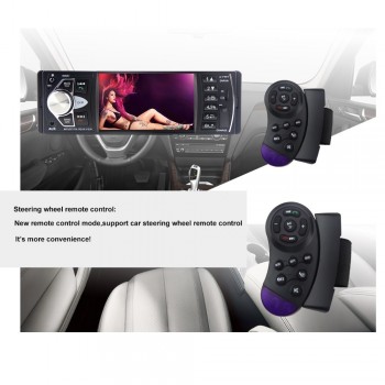 Car Radio Auto Audio Stereo 4.1 inch 1 Din FM Bluetooth 2.0 Support Rear View Camera USB Steering Wheel Control autoradio 4022D