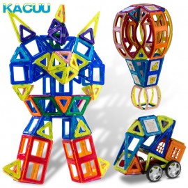150PCS Big Size Constructions Magnetic Blocks Building 3D DIY Toy with Animal amp; Car-styling Educational Game Toys For Children