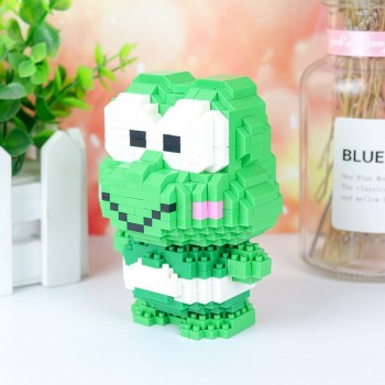 Classic japan cartoon image Hello Kitty micro diamond building block kt cat Melody rabbit Keroppi Frog XO penguin nanoblock toys
