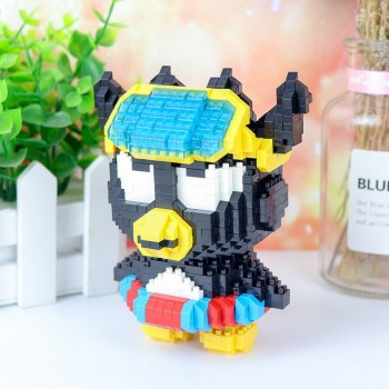 Classic japan cartoon image Hello Kitty micro diamond building block kt cat Melody rabbit Keroppi Frog XO penguin nanoblock toys